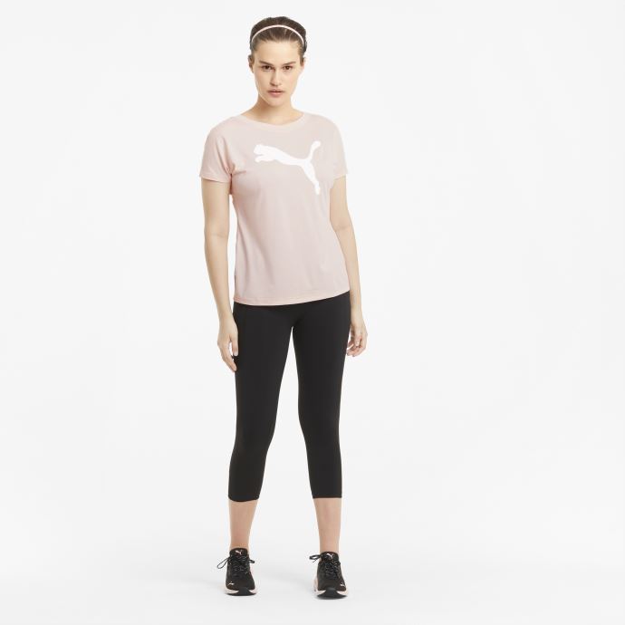 Puma Canada T-shirt D'entraînement Pour Femmes Chat Préféré Rose Nuage
