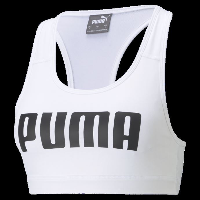 Brassière De Sport Puma Canada Mid Impact 4keeps Femme Blanc
