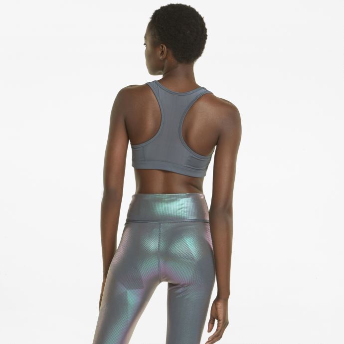 Puma Canada Mid 4keeps Graphic Soutien-gorge D'entraînement Pour Femme Dark Slate-crystallin Puma Canada