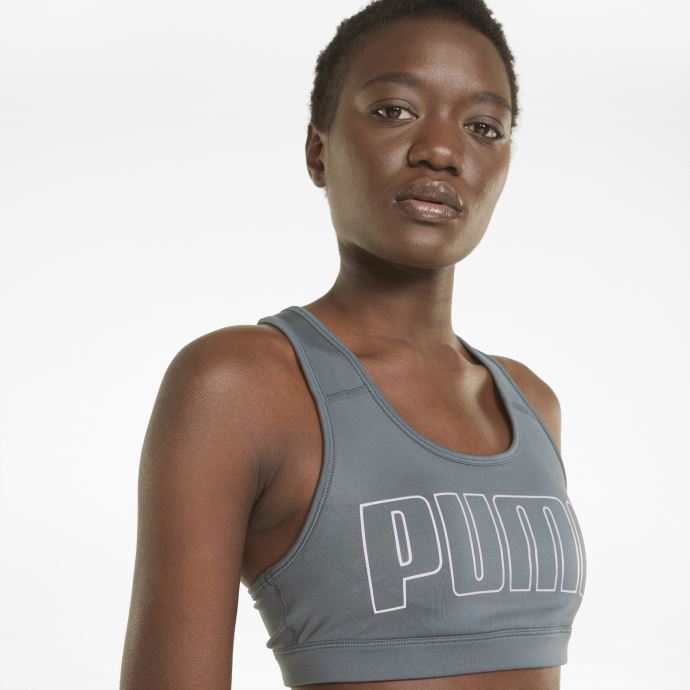 Puma Canada Mid 4keeps Graphic Soutien-gorge D'entraînement Pour Femme Dark Slate-crystallin Puma Canada
