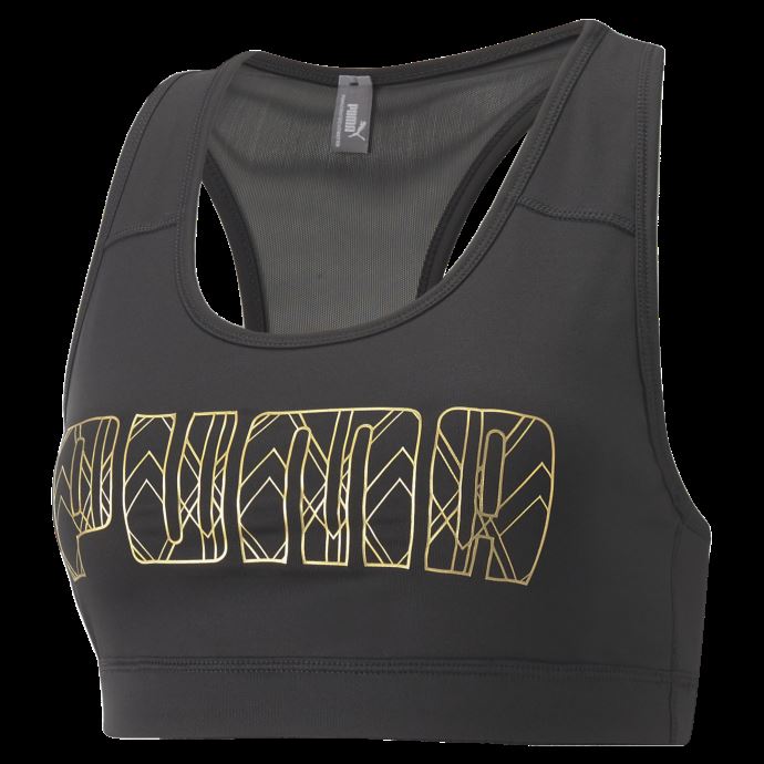 Soutien-gorge Graphique à Impact Moyen 4keeps Pour Femme Noir-team Or Puma Canada Puma Canada
