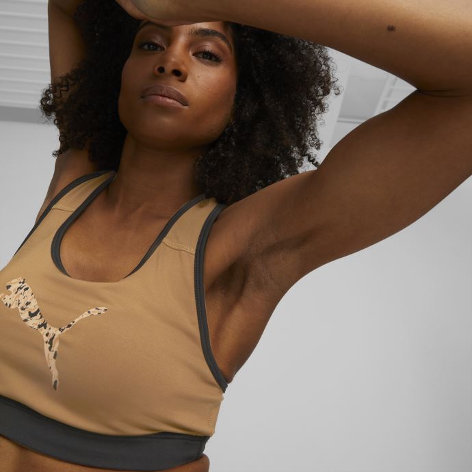 Soutien-gorge D'entraînement Mid 4keeps Graphic Pour Femme Desert Tan Puma Canada