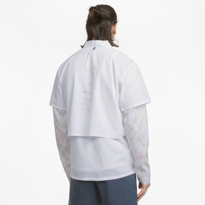 Veste De Running Puma Canada Ultra Tissée Pour Homme Blanche