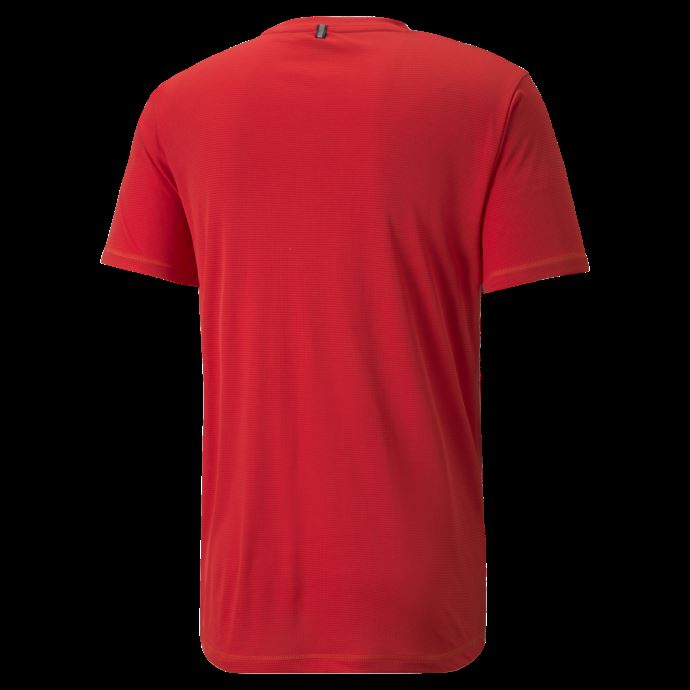 T-shirt De Course à Manches Courtes Avec Logo Rouge à Haut Risque Puma Canada Pour Hommes