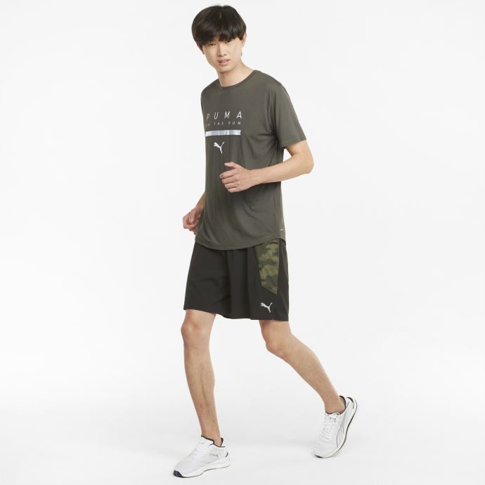 T-shirt De Course à Manches Courtes Avec Logo Puma Canada Pour Hommes
