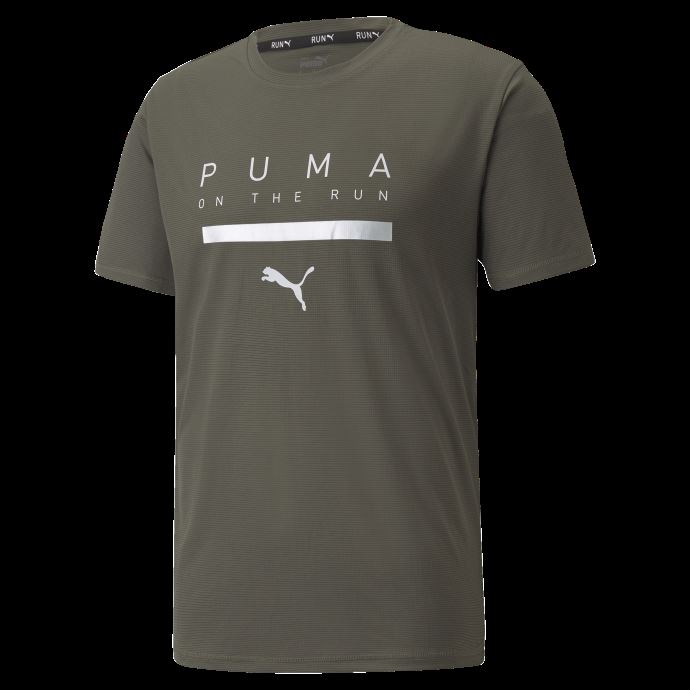 T-shirt De Course à Manches Courtes Avec Logo Puma Canada Pour Hommes
