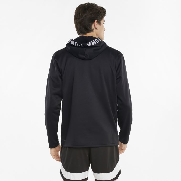 Chandail à Capuchon D'entraînement Puma Canada Pwrfleece Noir Pour Hommes