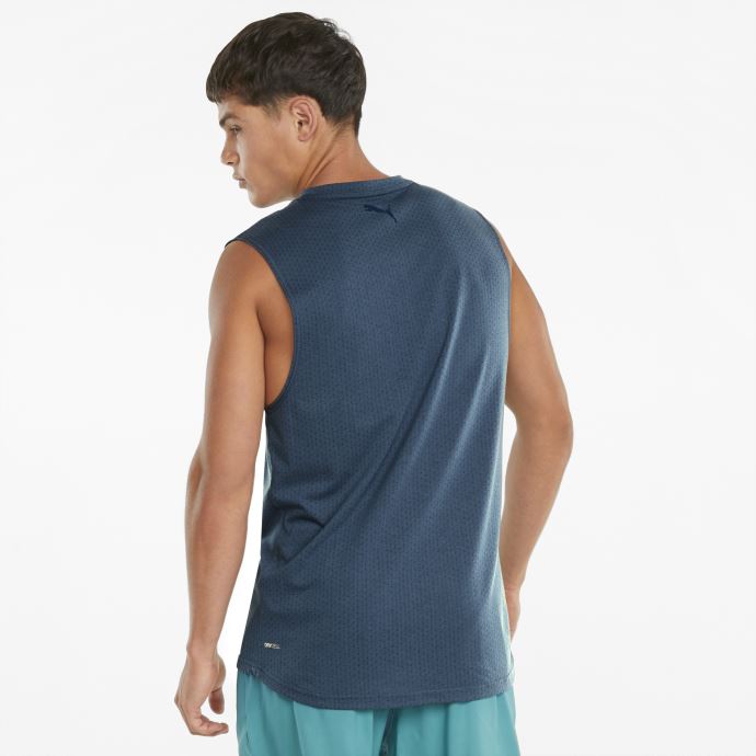 Débardeur D'entraînement Puma Canada Fade Pour Hommes Bleu Intense