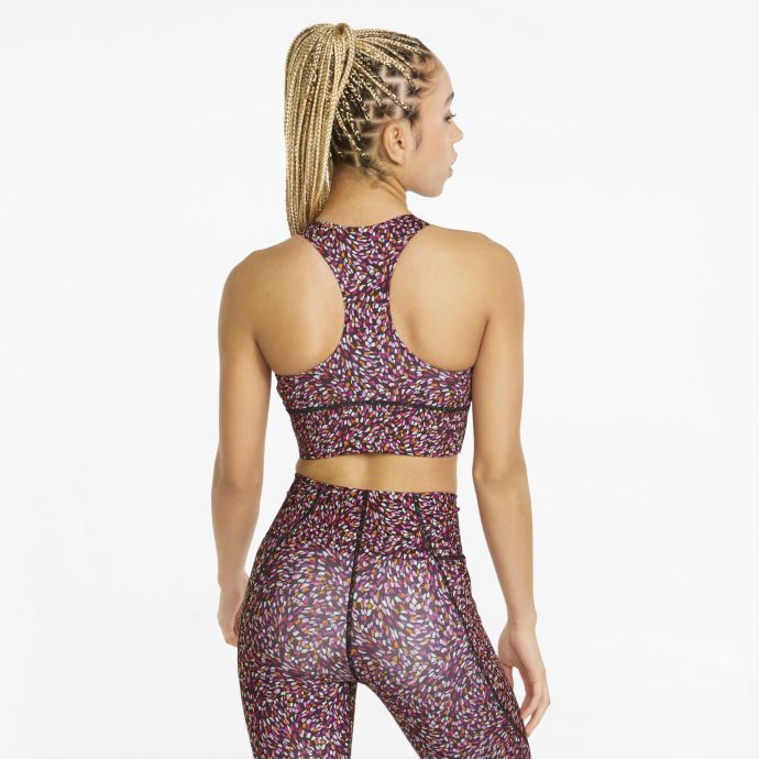 Soutien-gorge D'entraînement Pour Femme Graphique Forever Luxe Black-multi Print Puma Canada