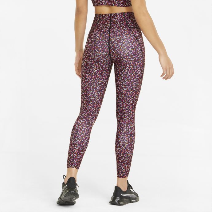 Legging D'entraînement Graphique Pour Femmes Forever Luxe Puma Canada Black-multi Print