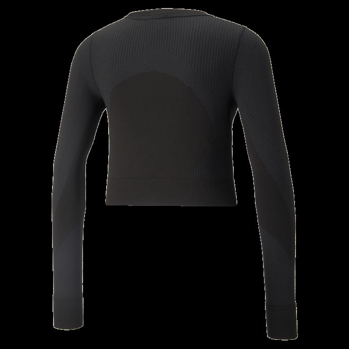 T-shirt D'entraînement Ajusté à Manches Longues Sans Couture Pour Femmes Puma Canada Noir
