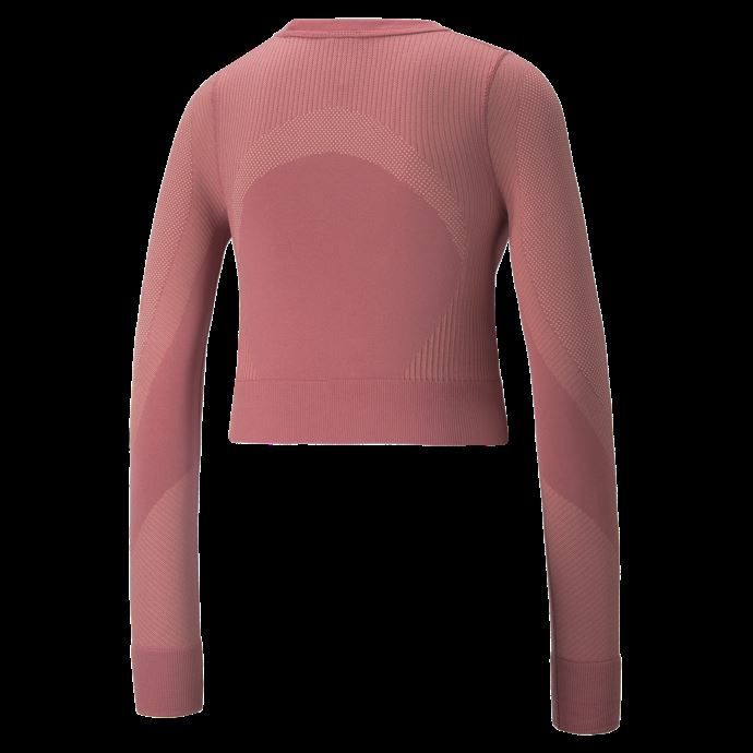 T-shirt D'entraînement Ajusté à Manches Longues Sans Coutures Pour Femmes Mauvewood-peach Parfait Puma Canada
