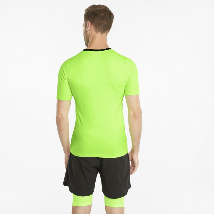 Evoknit+ T-shirt D'entraînement à Manches Courtes Pour Hommes Puma Canada Vert éblouissant