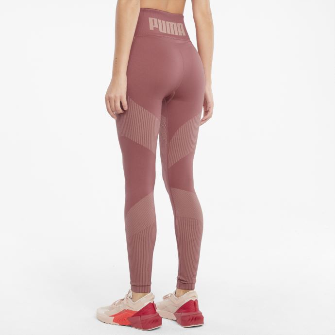 Puma Canada Legging D'entraînement Taille Haute Sans Coutures Pour Femmes 7-8 Mauvewood-peach Parfait