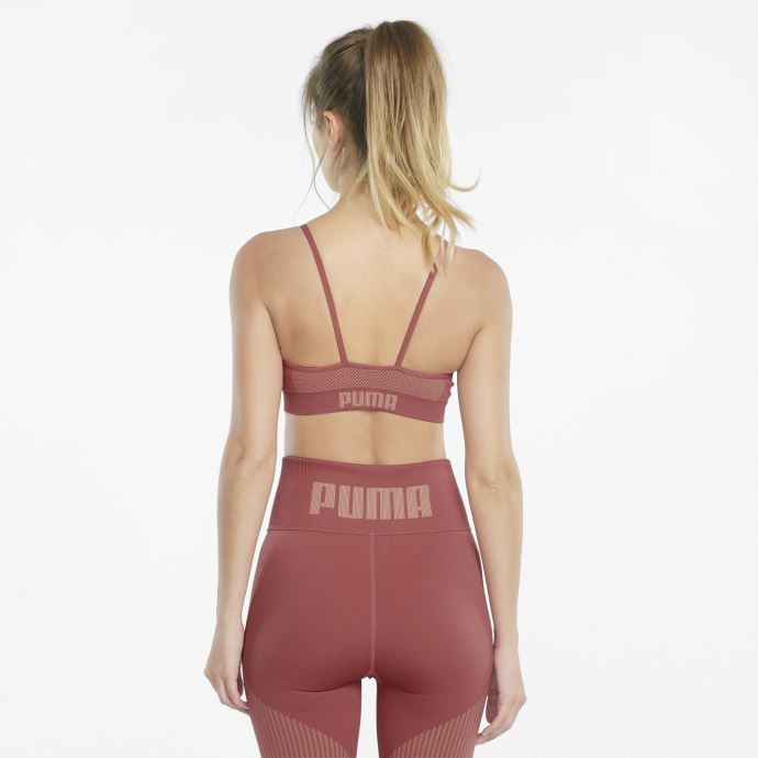 Soutien-gorge D'entraînement Puma Canada à Lanières Sans Coutures Pour Femme Parfait Mauvewood-peach