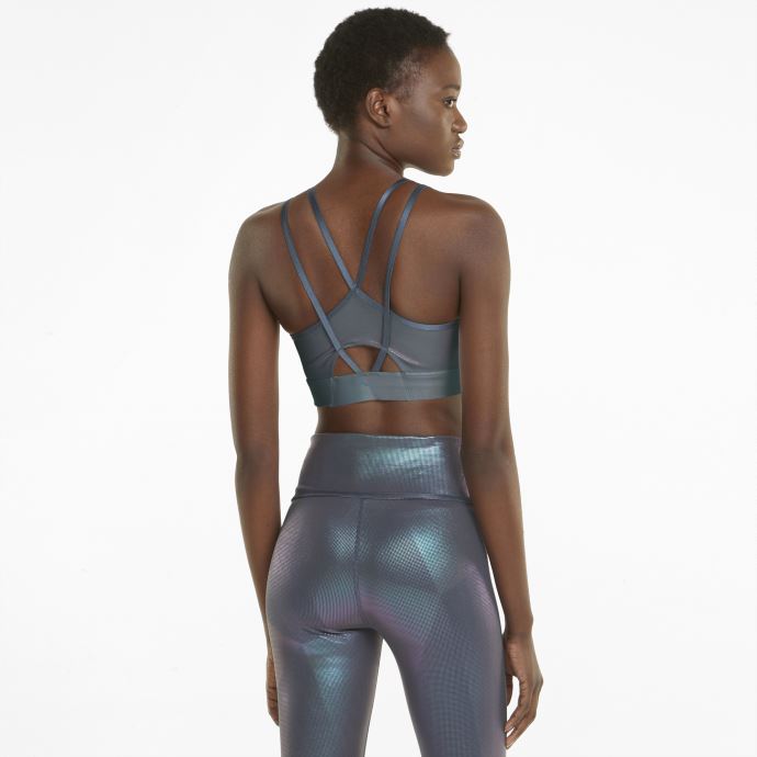 Soutien-gorge De Sport Imprimé Ardoise Foncé Irisé Imprimé Impact Moyen Pour Femme Puma Canada