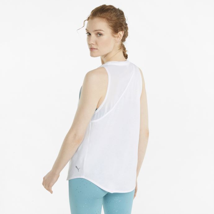 Puma Canada Débardeur D'entraînement Blanc Stardust Crystal Pour Femmes