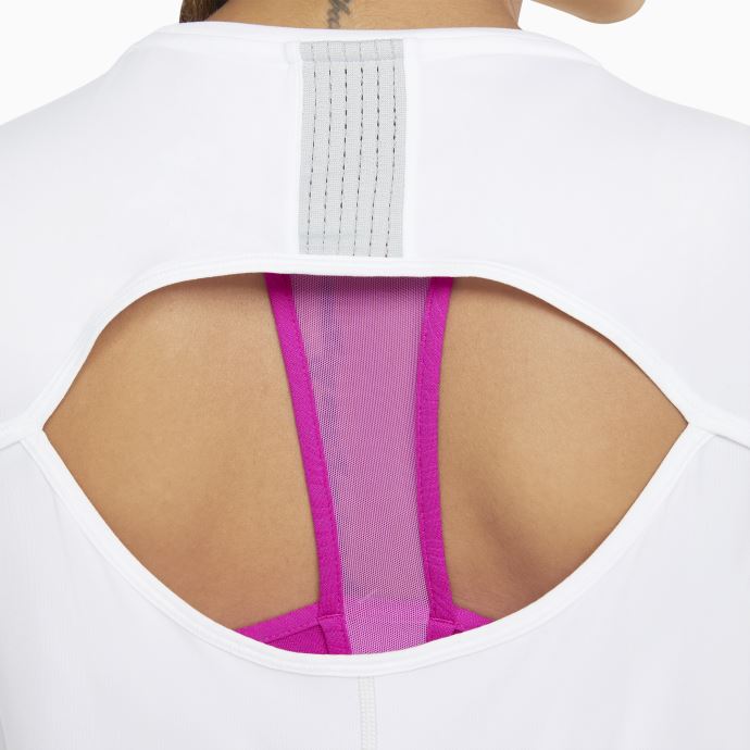 Puma Canada Blanc Cloudspun Marathon Haut De Course à Manches Longues Pour Femmes
