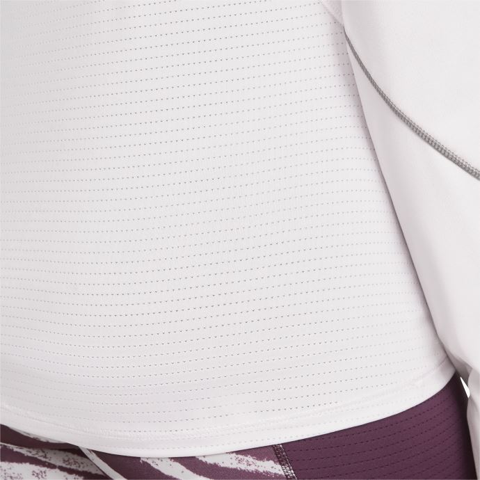 Puma Canada Haut De Course à Demi-zip En Tricot Lavande Brouillard 5k Pour Femmes
