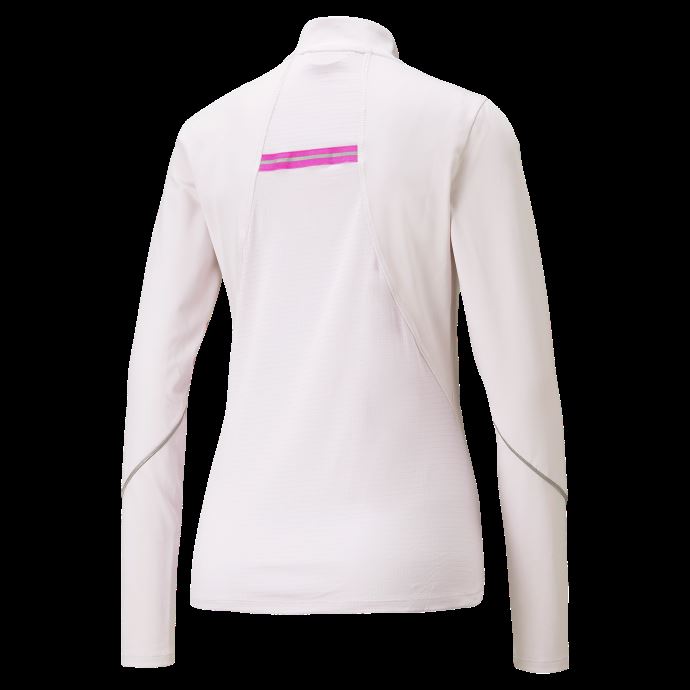 Puma Canada Haut De Course à Demi-zip En Tricot Lavande Brouillard 5k Pour Femmes
