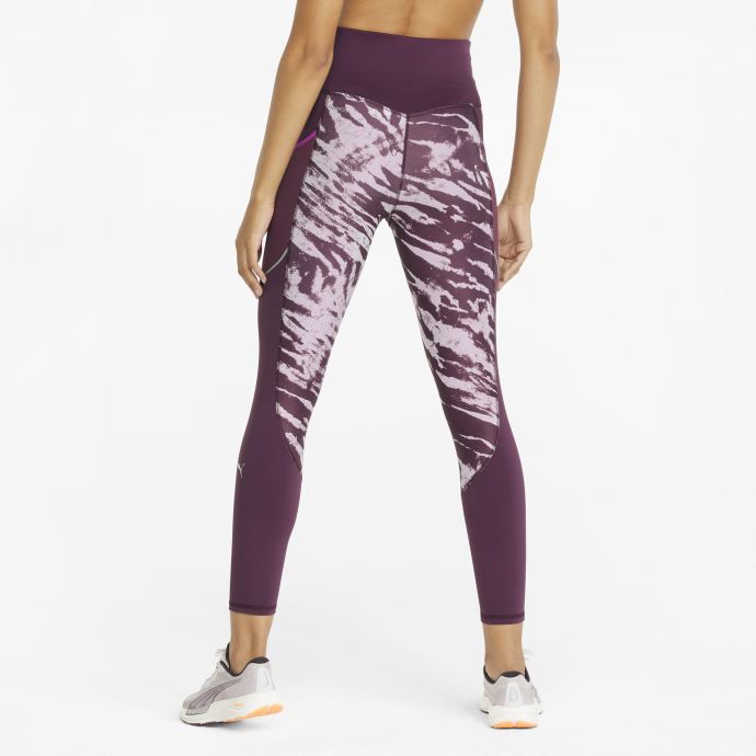 5k Graphique Taille Haute 7-8 Leggings De Course Pour Femmes Vin De Raisin Puma Canada