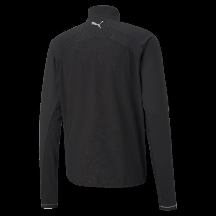 Pull De Course Puma Canada Cloudspun Knit Half-zip Pour Homme Noir
