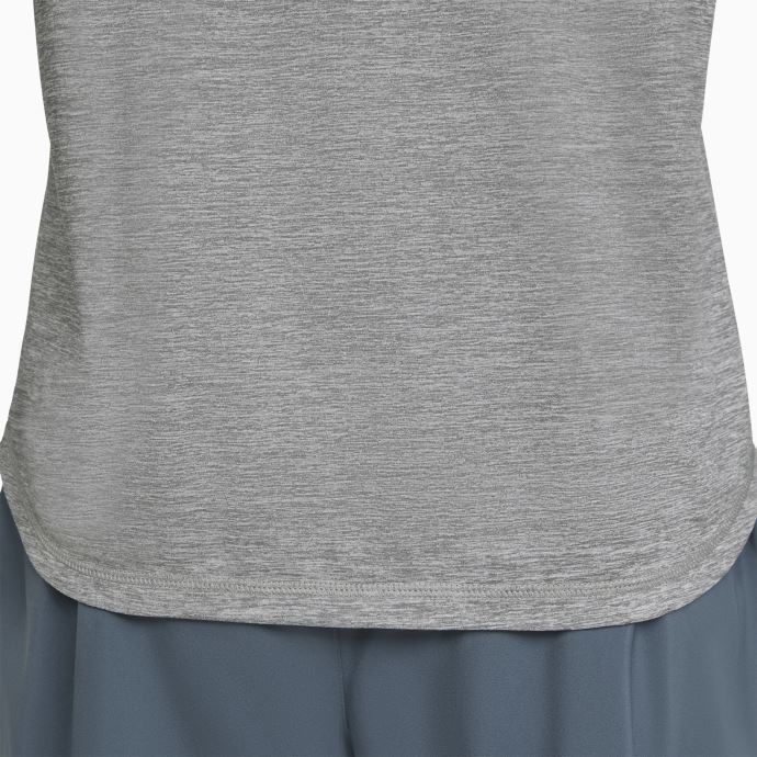 Puma Canada T-shirt De Course à Manches Longues Gris Chiné Pour Hommes
