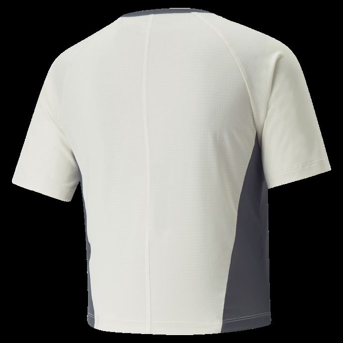 Puma Canada X First Mile Court T-shirt De Course Pour Femmes Ardoise Immaculée-foncé
