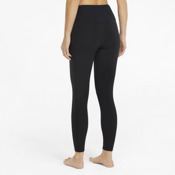 Puma Canada Exhale Leggings D'entraînement Pour Femmes Avec Détails Côtelés Noir