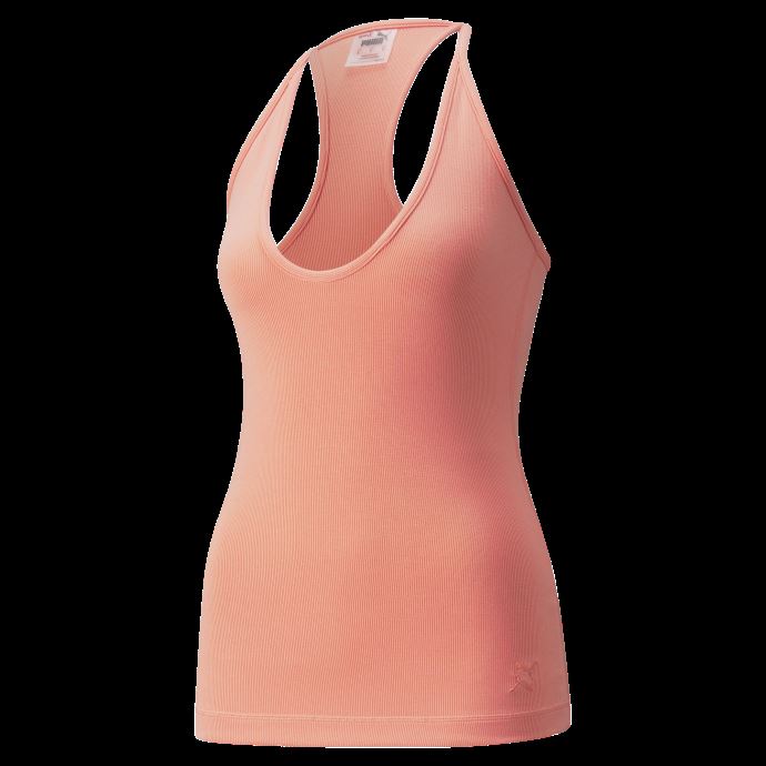 Débardeur D'entraînement Côtelé Exhale Rose Pêche Puma Canada Pour Femme
