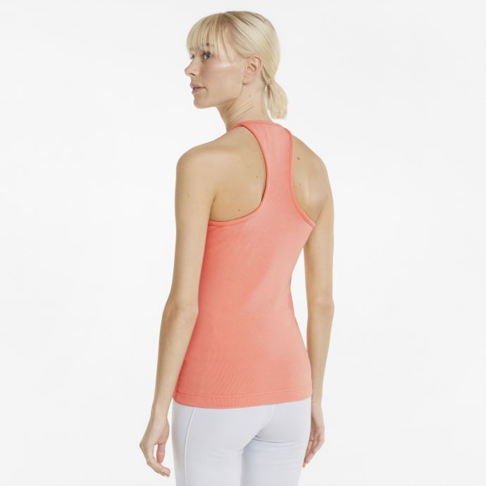 Débardeur D'entraînement Côtelé Pour Femme Exhale Puma Canada Rose Pêche