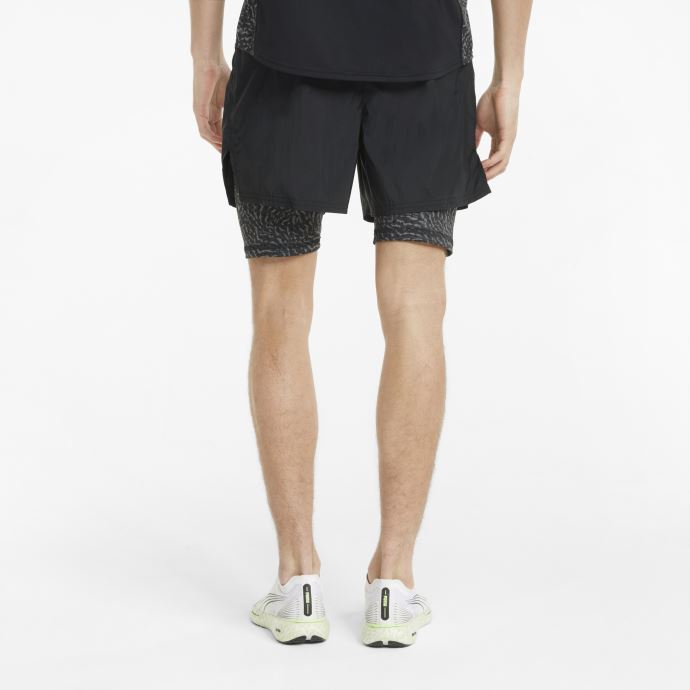 Black Puma Canada FSTR 2-in-1 Woven 5" Men's Running Shorts