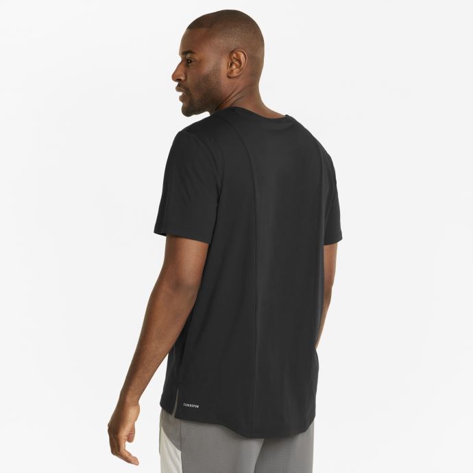 T-shirt D'entraînement à Manches Courtes Cloudspun Pour Hommes Noir Puma Canada
