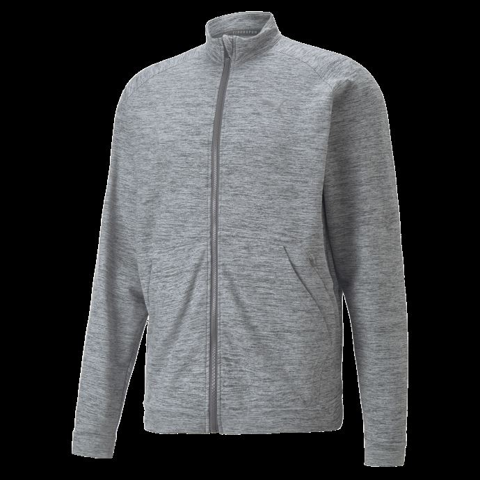 Veste D'entraînement Puma Canada Cloudspun Gris Moyen Chiné Pour Hommes
