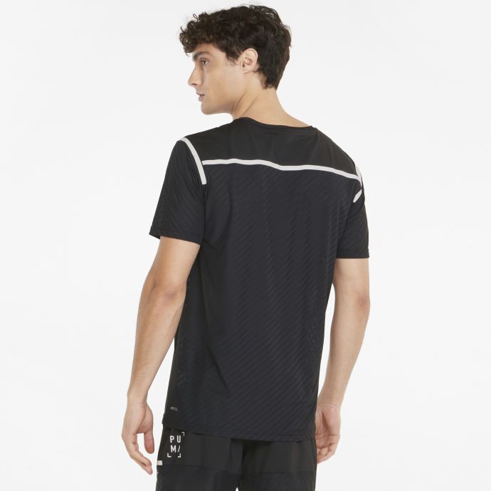 T-shirt D'entraînement à Manches Courtes Puma Canada Train Breeze Noir Pour Hommes