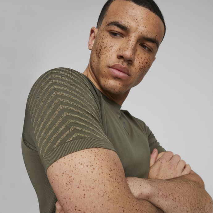 T-shirt D'entraînement Formknit Sans Coutures Pour Hommes Puma Canada Forest Night