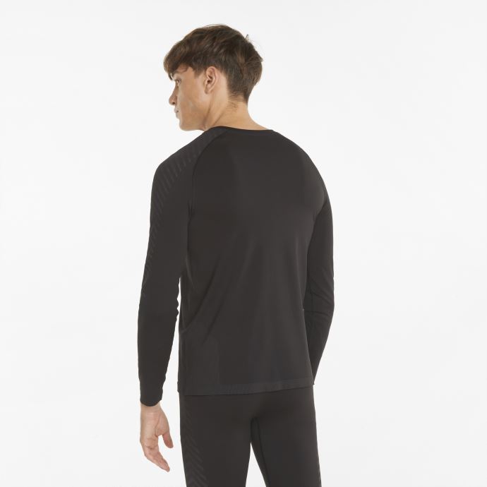 Puma Canada T-shirt D'entraînement à Manches Longues Sans Couture Formknit Pour Homme Noir