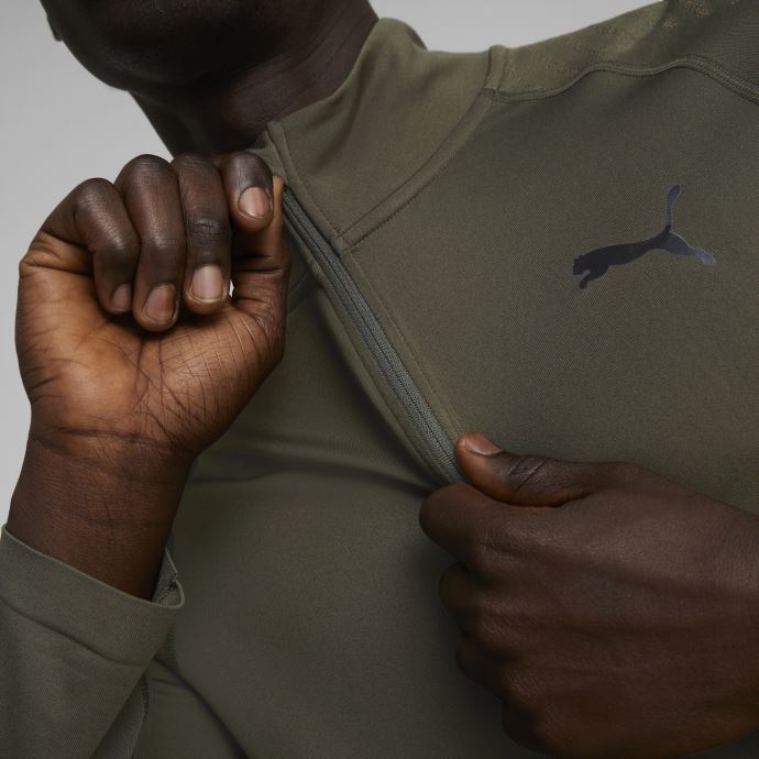 Haut D'entraînement Puma Canada Formknit Sans Coutures à Demi-zip Pour Hommes Forest Night