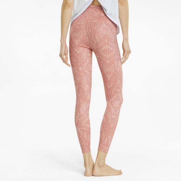Puma Canada Rosette Studio Leggings D'entraînement Taille Haute Imprimés Pour Femmes