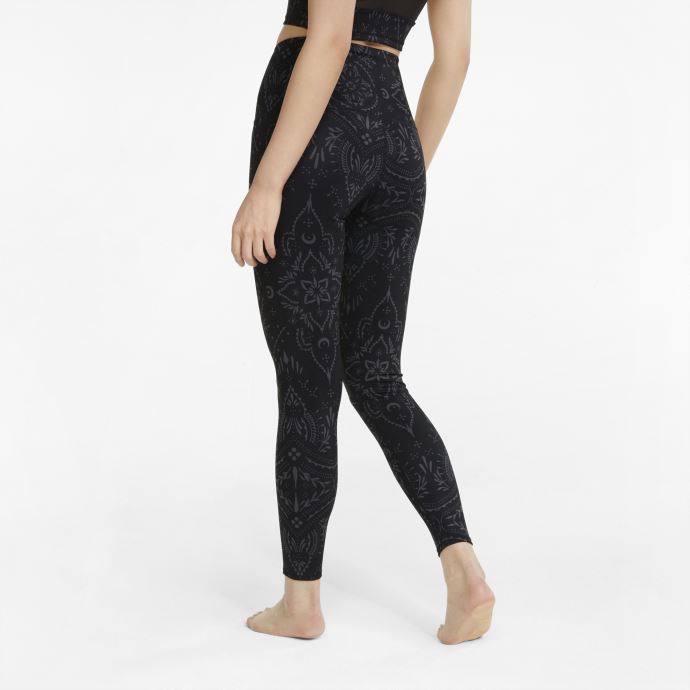 Leggings D'entraînement Taille Haute Imprimés En Studio Noir-heritage Print Pour Femmes Puma Canada