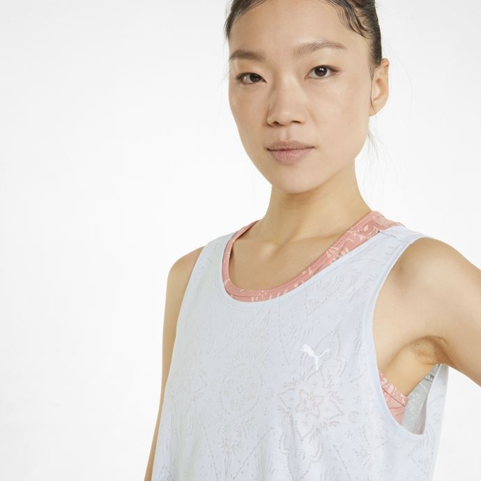 Débardeur D'entraînement Studio Burn Out Twist Pour Femmes Arctic Ice Puma Canada
