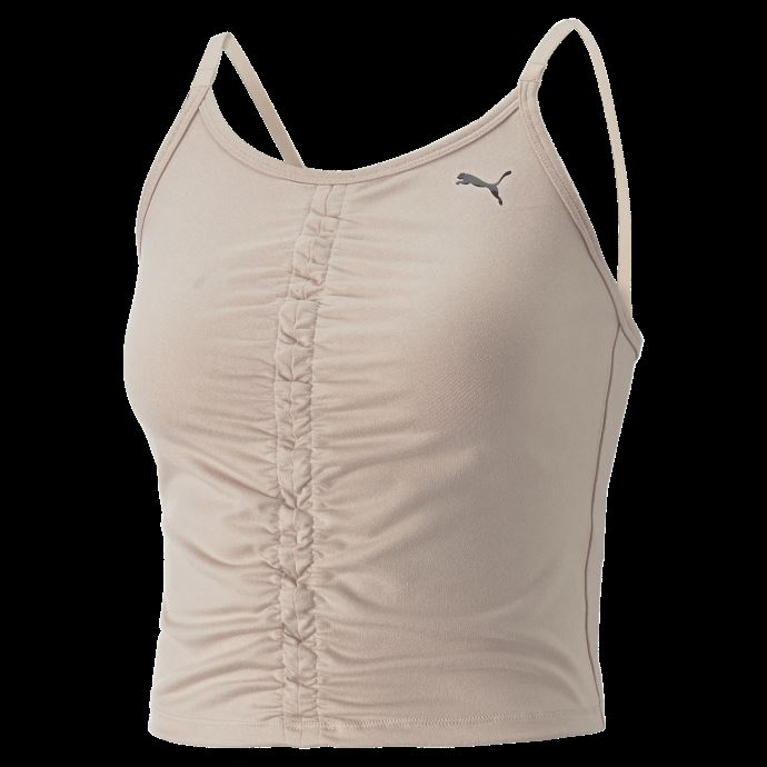 Studio Foundation Débardeur D'entraînement Froncé Pour Femme Quartz Rose Chiné Puma Canada
