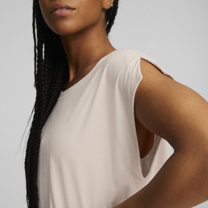 Puma Canada Rose Quartz Heather Studio Foundation T-shirt D'entraînement Pour Femme