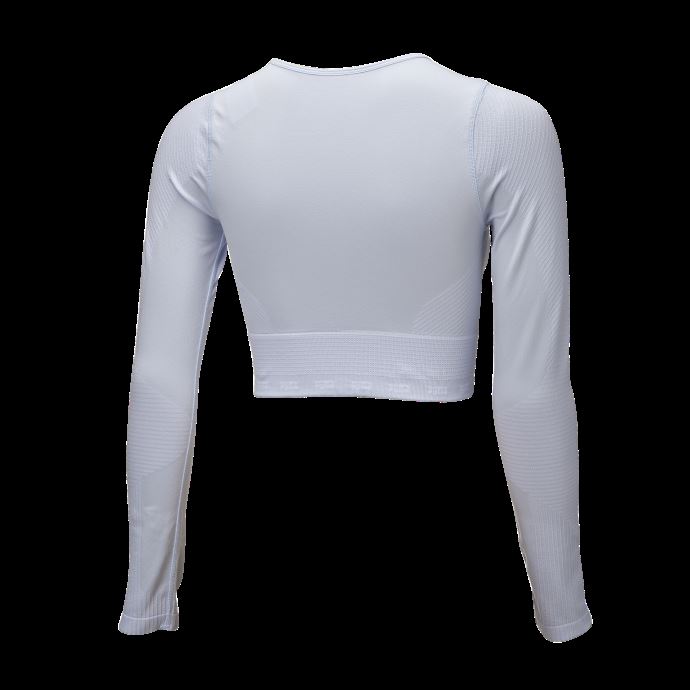 Puma Canada Arctic Ice-white T-shirt D'entraînement Sans Coutures à Manches Longues Pour Femme