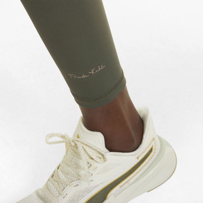 Puma Canada X Frida Kahlo 7-8 Legging D'entraînement Pour Femme Vert Mousse
