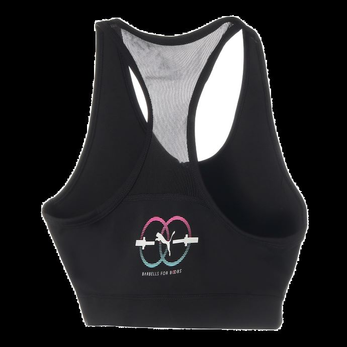 Puma Canada X Barbells For Boobs Soutien-gorge De Sport Zippé Pour Femme Noir