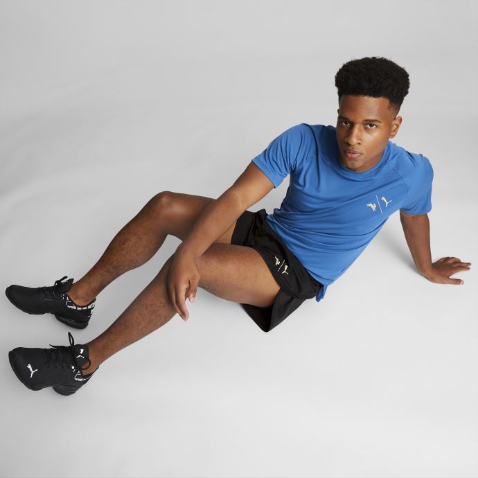 Short De Running Puma Canada X Tracksmith Homme Noir
