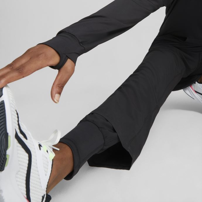 Puma Canada Pantalon D'entraînement à Jambes Larges Pour Femmes Modeste Activewear Noir