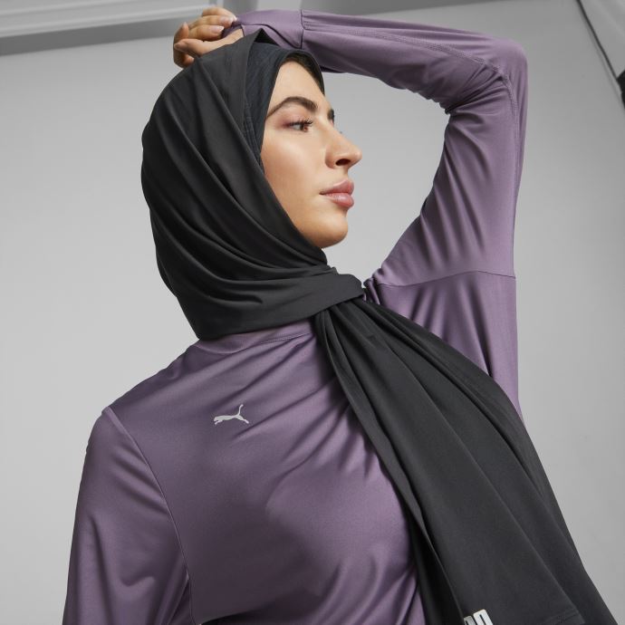 T-shirt D'entraînement à Manches Longues Puma Canada Violet Charbon Modeste Pour Femme