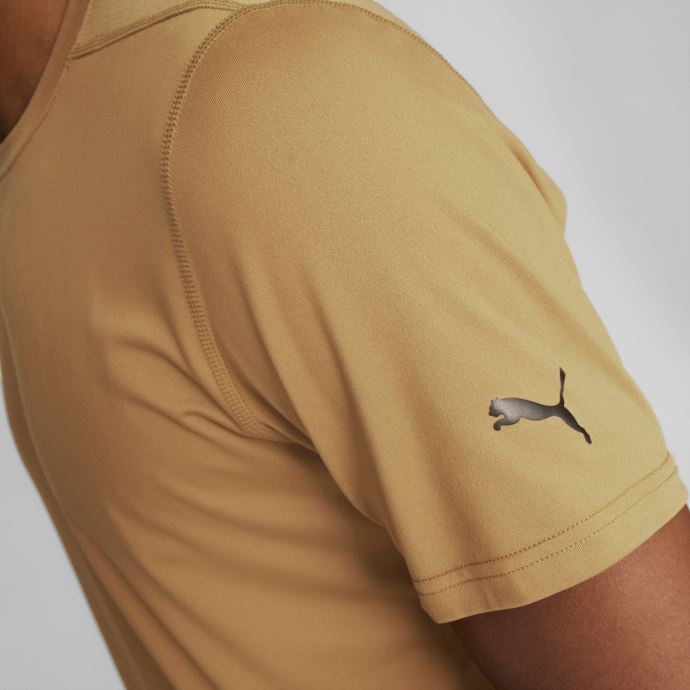 T-shirt D'entraînement Studio Mesh Homme Puma Canada Desert Tan